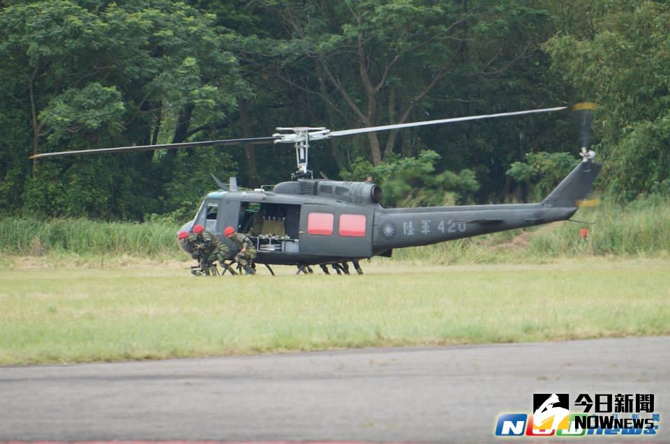 ▲陸軍602旅UH-1運輸直升機。（資料圖／記者呂烱昌攝影）