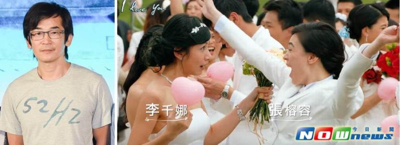 ▲魏德聖（左）在新片中，特別挑戰女同志結婚情節。（合成圖，2016.12.16）