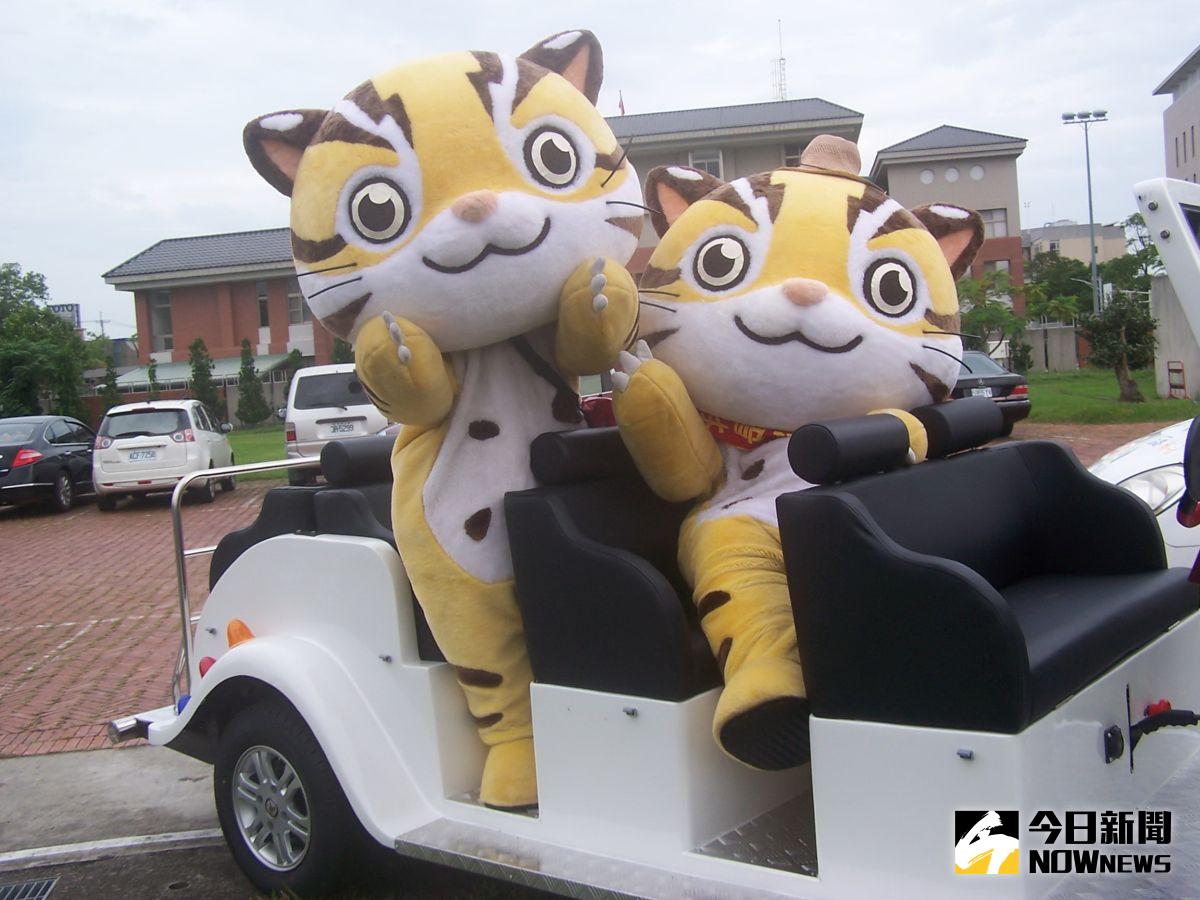 ▲苗栗文化觀光旅遊網改版，吉祥物「貓裏喵」擔任代言人。（記者許素蘭／攝）