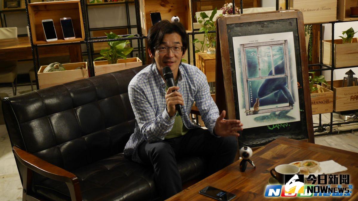 ▲魏德聖第一次將智慧型手機融入電影，特別使用全景攝影機拍攝幕後花絮。（圖／記者陳敬哲攝,2016.12.13））