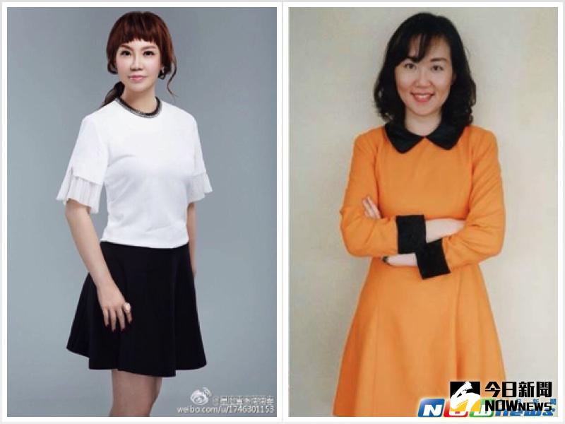 ▲薇薇安（左）和陳靖怡都是《非常男女》的星座專家，兩人也都在演藝事業日正當中時香消玉殞。（圖／翻攝自薇薇安微博、網路，2016.12.04）