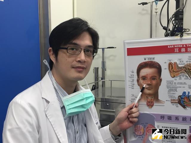 ▲醫師提醒鼻竇炎要早診治。（圖／林重鎣攝）