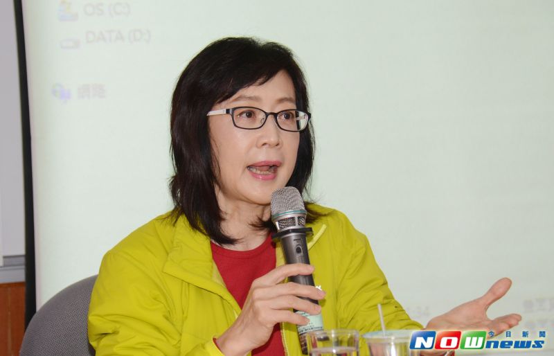 ▲粘嫦鈺召開記者會向張孝正導演致意，也向外界澄清不符事實的報導。（圖／記者林調遜攝，2017.1.19）