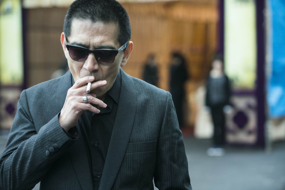 ▲高捷的道地「山本頭」，也是演黑道的精華所在。（劇照，2017.01.14）