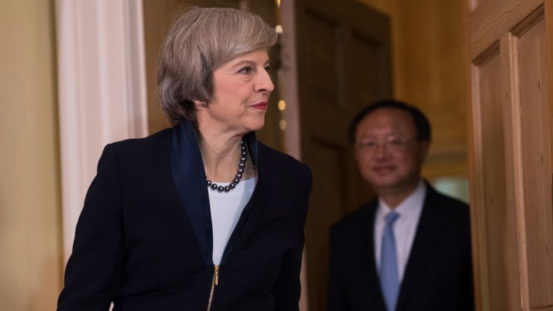 ▲英首相梅伊表示沒興趣與歐盟維持部分關係，重要的是能主導移民政策。（圖／達志影像／美聯社）
