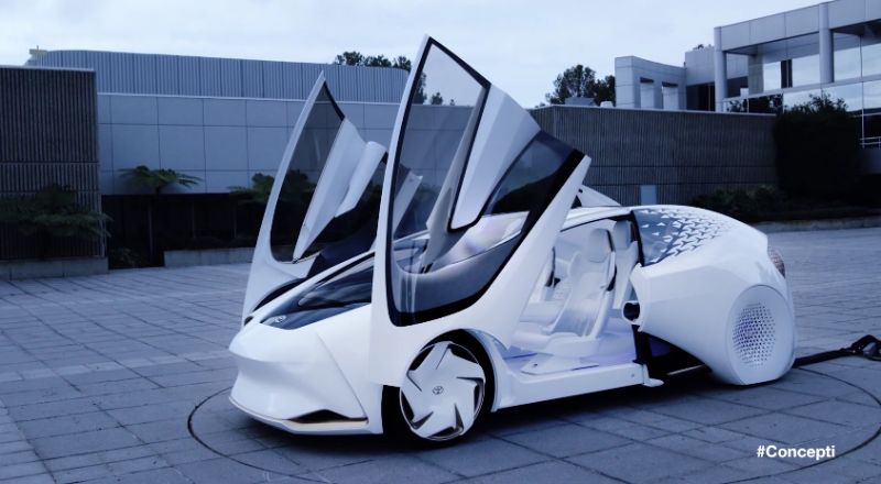 ▲日本車廠Toyota發布概念車Concept-i。（圖／翻攝自網路）