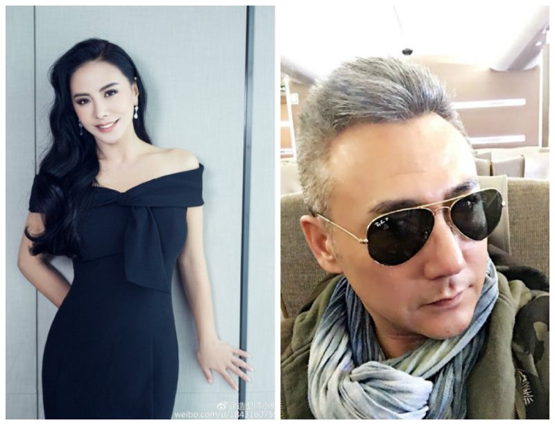 ▲田麗（左）自爆和老公李雨澤已在半年前協議離婚。（圖／翻攝自微博，2017.01.10）