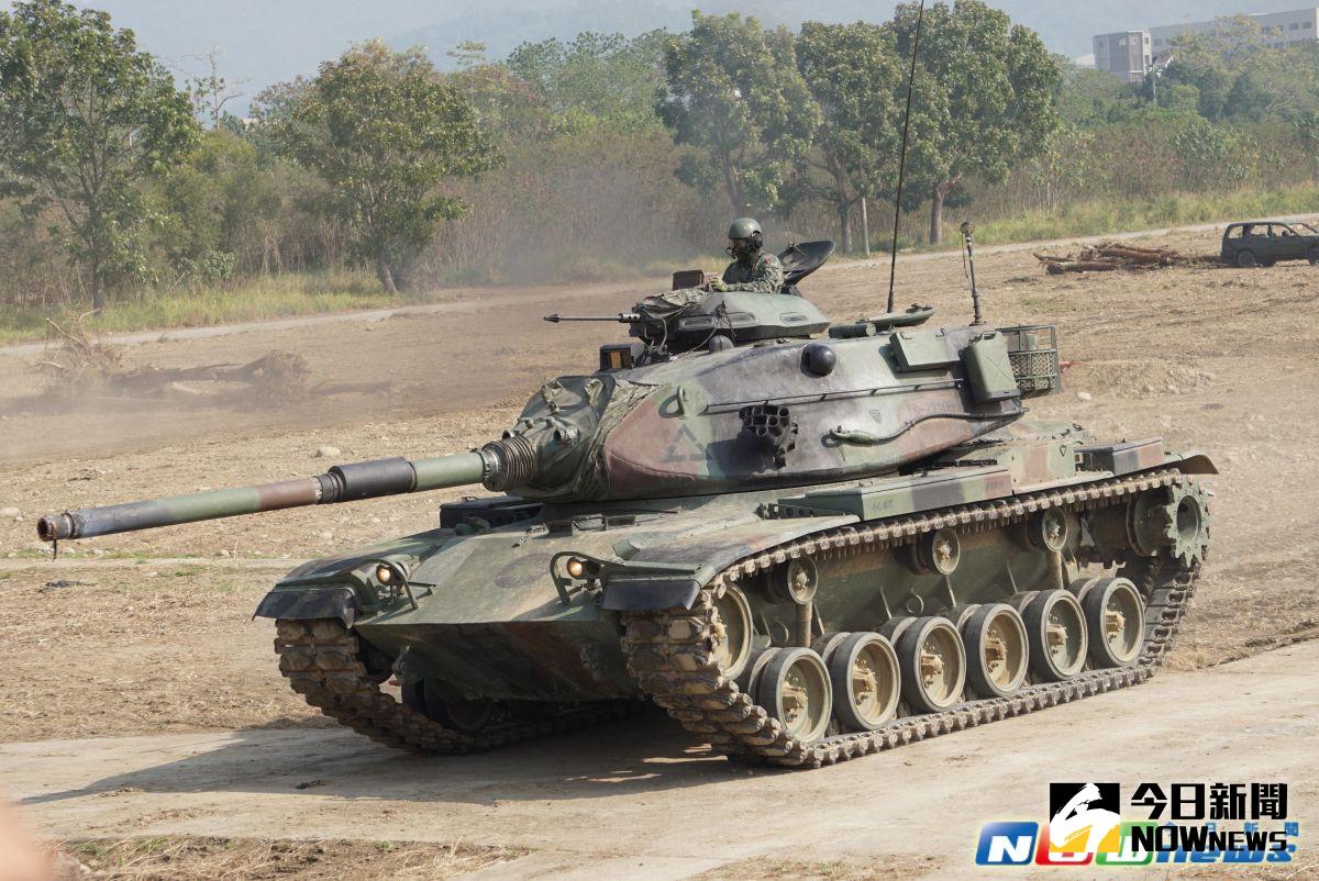 ▲陸軍十軍團M-60A3戰車，2017年春節加強戰備操演。（圖／記者呂炯昌攝）