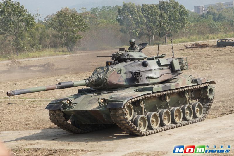 ▲陸軍十軍團M-60A3戰車，2017年春節加強戰備操演。（圖／記者呂炯昌攝）