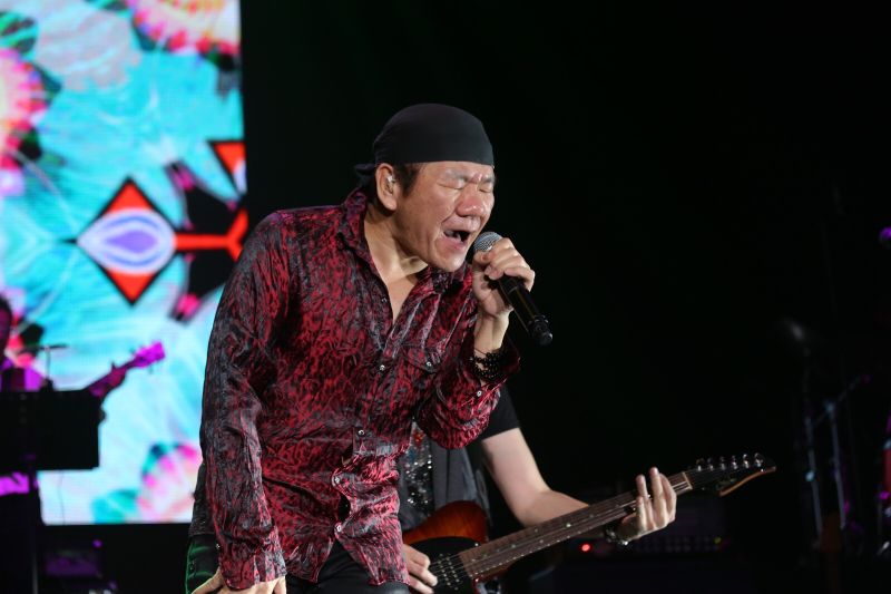 ▲趙傳元旦於新加坡聖淘沙開唱。（圖／新加坡聖淘沙名勝世界提供，2017.01.02）