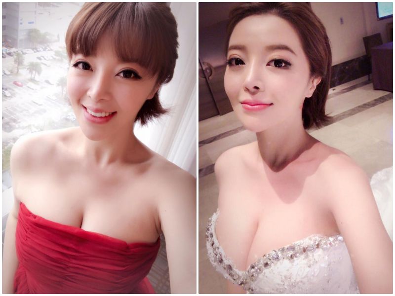 ▲趙心妍的傲人G奶是靠「自體脂肪隆乳。」(圖/翻攝趙心妍臉書,2017.1.13)