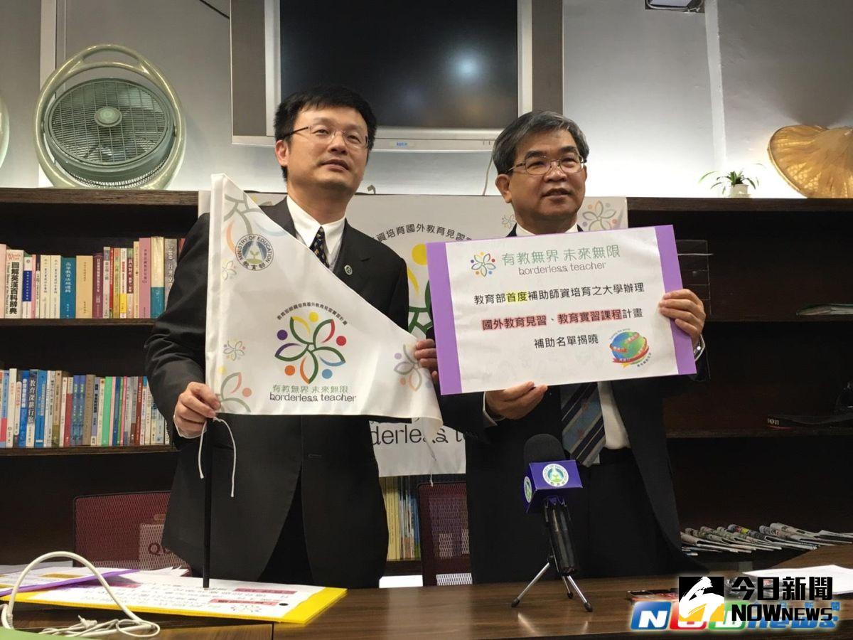 ▲教育部政務次長蔡清華（右）、師資培育及藝術教育司長張明文（左）。（圖／記者吳宛縈攝,20170118）