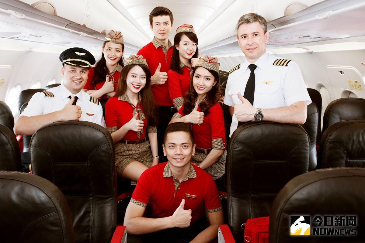 ▲因應迅速擴張的航線，越節越捷航空將招募來自各國的空服人才。（圖／越捷航空）