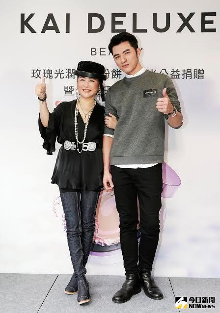 ▲藍心湄現身小凱老師美妝品牌活動。（圖／公關提供）