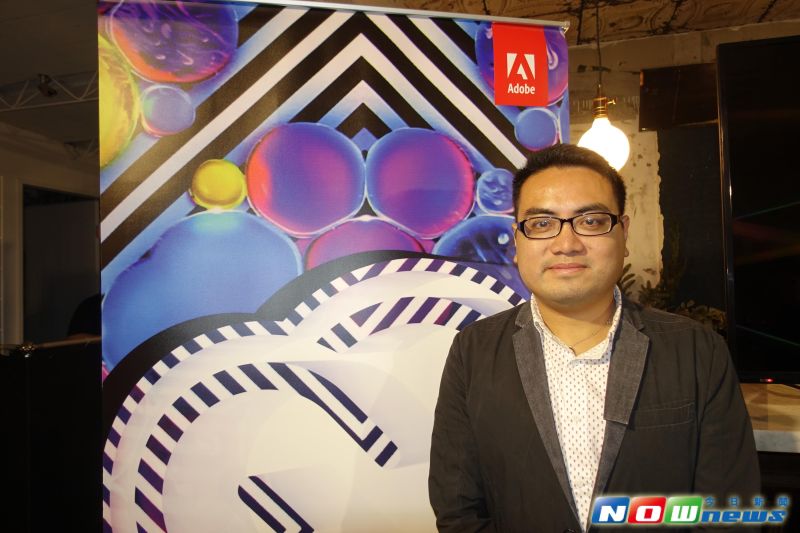 ▲Adobe媒體技術工程顧問黃耀興，特別從香港來台說明Adobe Creative Cloud。（圖／記者陳敬哲攝,2017.1.10）