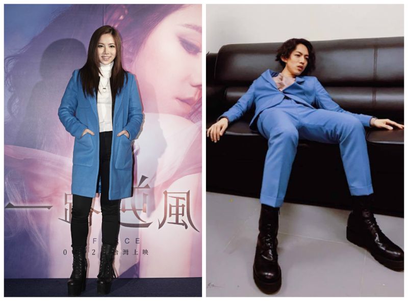 ▲鄧紫棋（左）今（1／20）出席自傳電影《一路逆風》首映會，被問及若工作場合遇到前男友林宥嘉，該說些什麼？（圖／蜂鳥音樂提供，2017.01.20）