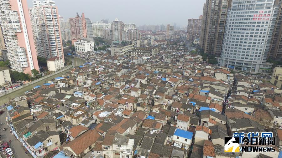 這是上海市虹口區嘉興路街道張橋居民區（1月9日攝）。