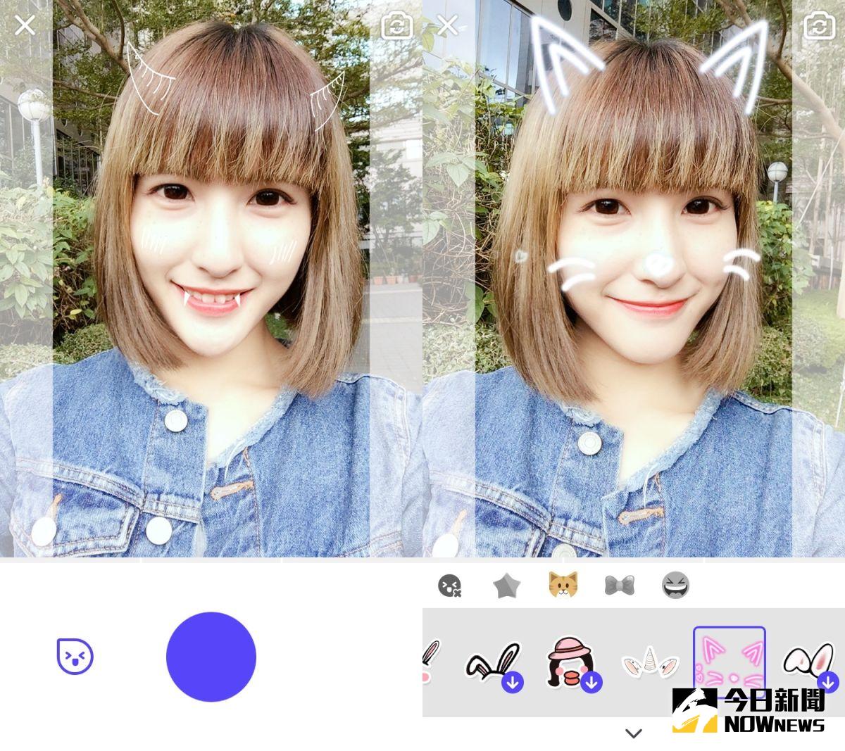 ▲美拍「10秒海報」首批已上線9款10秒海報特效，內置52款AR表情特效和28首音樂。（圖／公關公司提供）