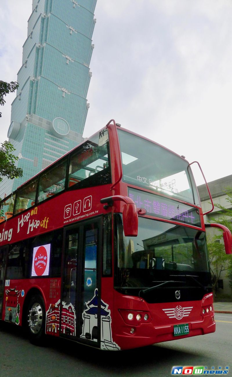 ▲台北市雙層觀光巴士今（18）日宣布正式啟航。（圖／記者陳致宇攝）