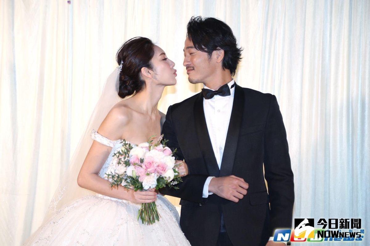 ▲凱渥名模廖奕琁&鈴木有樹婚宴。（圖／特約記者吳政璋攝，2017.02.26）