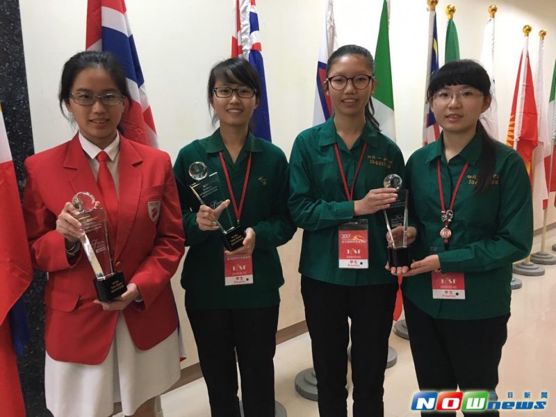 ▲2017國際科展青少年科學獎得主，左起方雯欣、林芮吟、吳允晴、陳怡臻。（圖／記者吳宛縈攝,20170210）