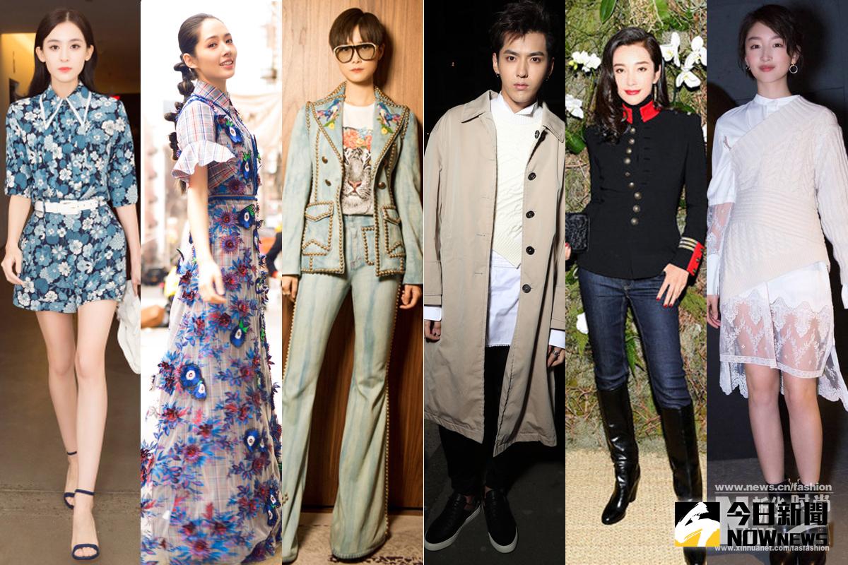 明星時尚街拍示範早春穿搭。