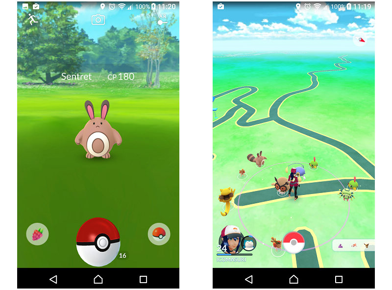 ▲Pokémon GO更新版上線，全新80隻精靈與介面開放。（圖／翻攝自Pokémon GO）