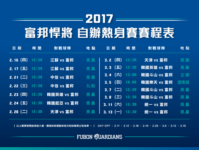 ▲富邦悍將自辦熱身賽。（圖／富邦悍將提供）