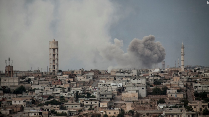 ▲以色列13日晚間針對敘國荷姆斯省（Homs）一處軍事基地發動空襲，造成敘利亞政府2名官兵喪命，另有3人受傷。資料照。（圖／翻攝自fpnp.net網站）