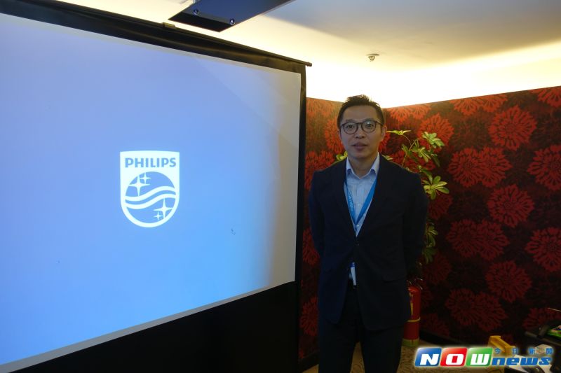 ▲台灣飛利浦照明公司總經理徐永濤表示，智慧LED燈具不但大幅節省電力，數據收集讓管理更容易。（圖／記者陳敬哲攝,2017.2.16）
