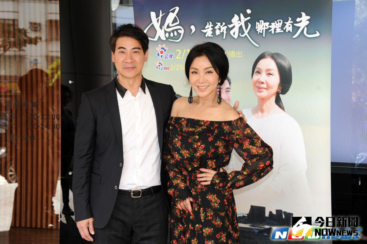 ▲《媽，告訴我哪裡有光》翁家明、陳美鳳。（圖／記者林調遜攝，2017.2.3）