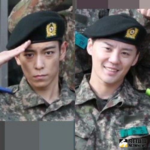 ▲T.O.P、金俊秀當兵照曝光。（圖／翻攝自STARNEWS）