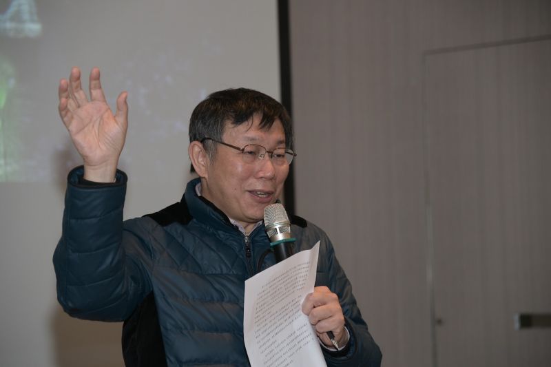 ▲對於前總統馬英九遭起訴，台北市長柯文哲14日強調，這是國家在進步過程中會發生的事。（圖／北市府提供）