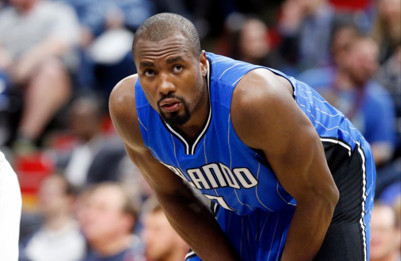 Ibaka已經被魔術視為交易籌碼。（圖／美聯社／達志影像）