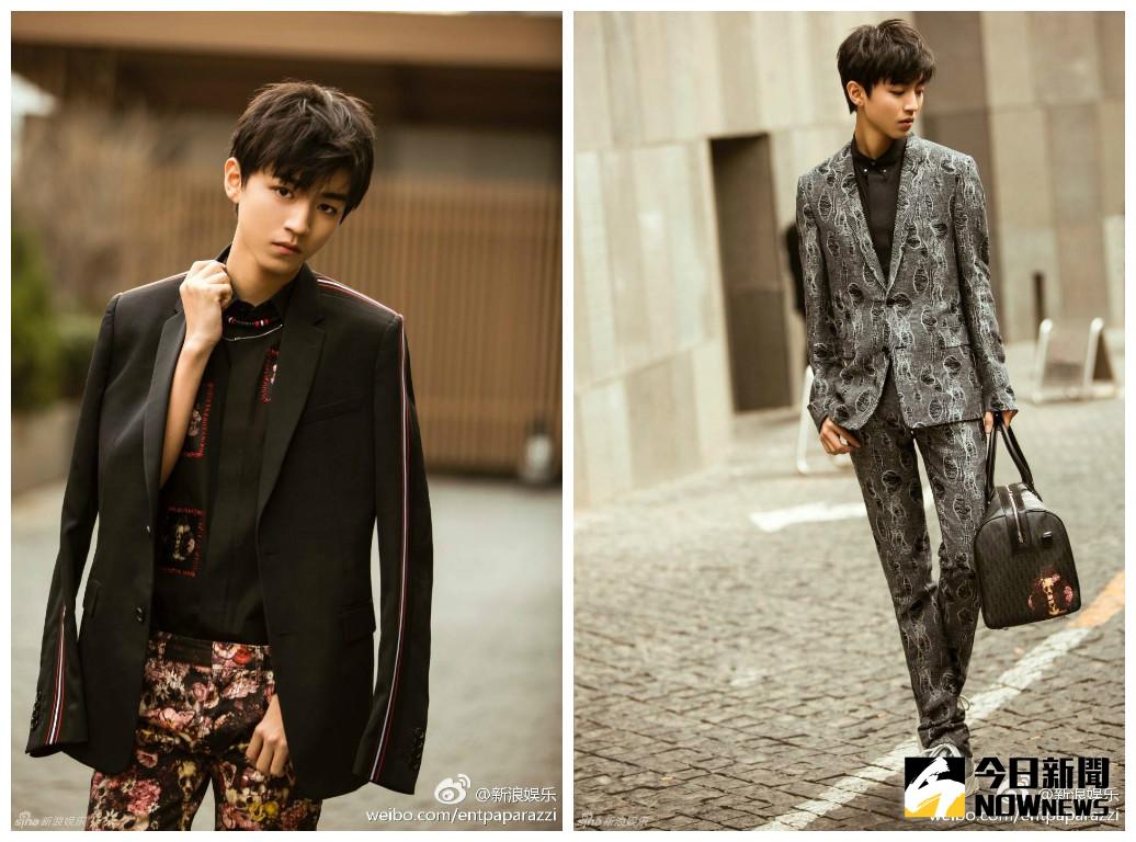 ▲TFBOYS隊長王俊凱登大人，熟齡紳士風的造型帥慘。（圖／翻攝自微博，2017.02.06）