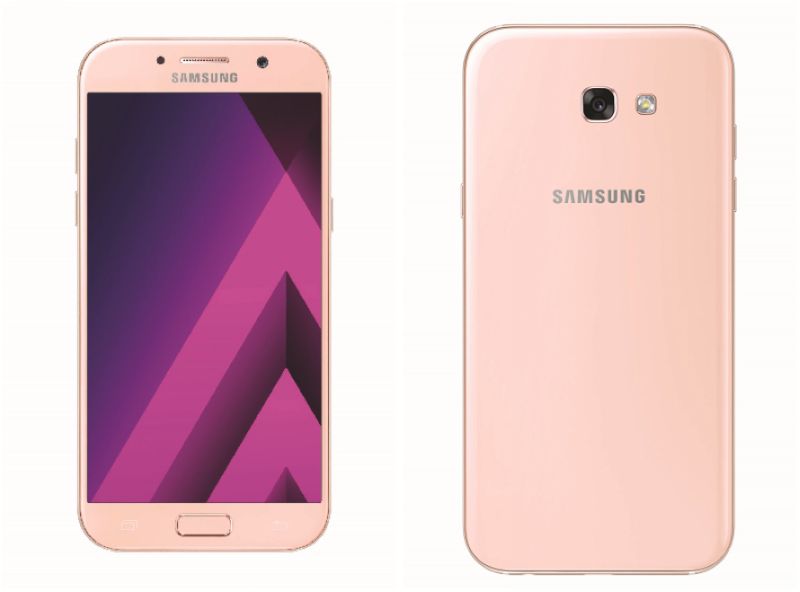 ▲三星2017年版A系列魅桃粉將於2月中旬上市。（圖／公關公司提供）