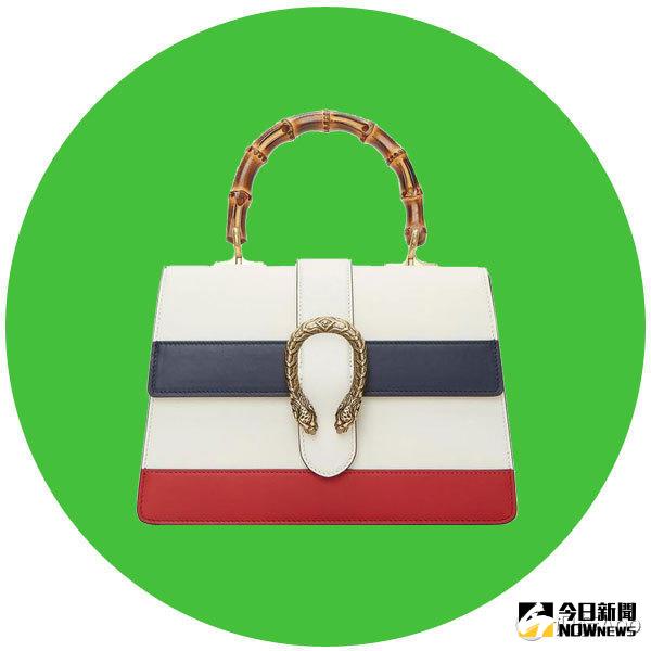 Gucci Dionysus系列竹節款酒神手袋。