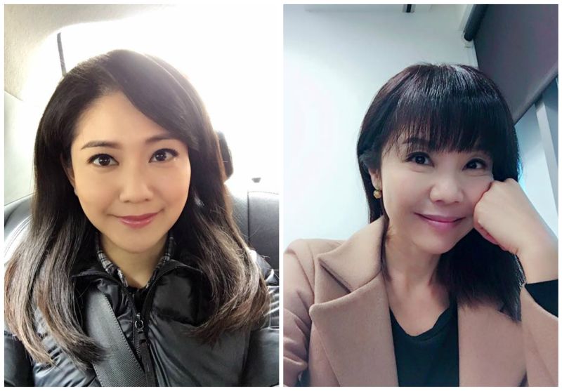 ▲晚班主播哈遠儀（左）特別在早上8點現身送花，讓鄒倩琳感動落淚。（合成圖／翻攝自哈遠儀、鄒倩琳臉書，2017.02.17）