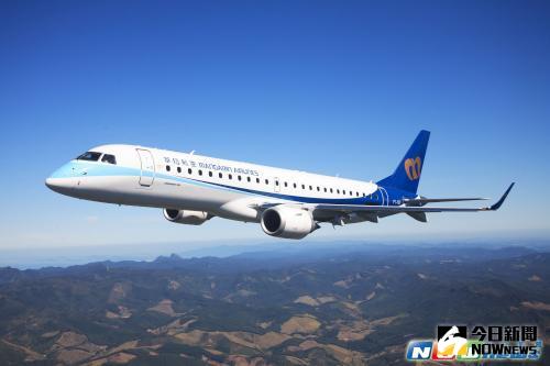 ▲華信航空 E119型噴射客機，將投入花蓮到台中的往返航程）。（圖／翻攝自網路