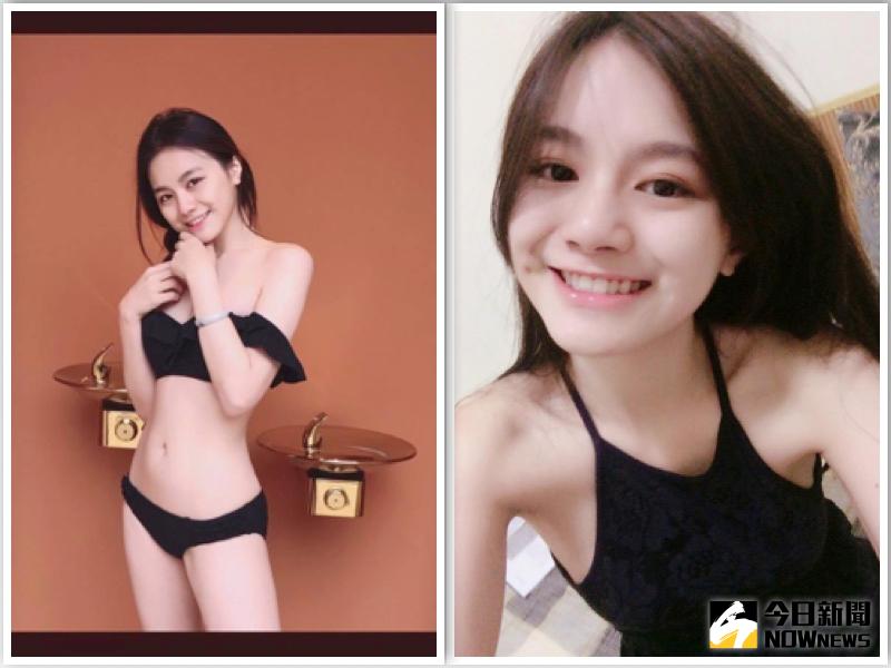 ▲陳子璇的校花愛女陳思妤（咪咪）辣秀好身材。（圖／翻攝自喜多酒臉書，2017.02.21）
