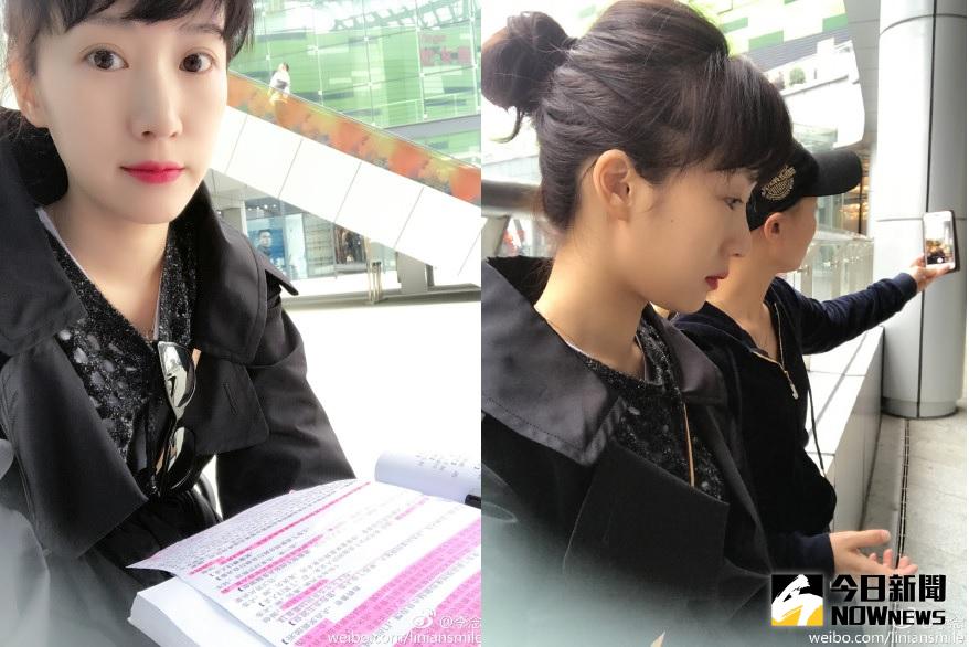 ▲李念明顯瘦了一大圈，網友驚呆。（合成圖／翻攝自李念微博，2017.02.20）