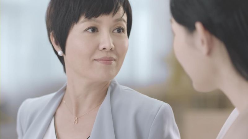 ▲金鐘影后苗可麗拍保養廣告。（圖／公關提供）