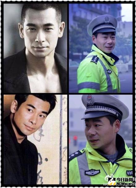 多位民警撞臉明星。