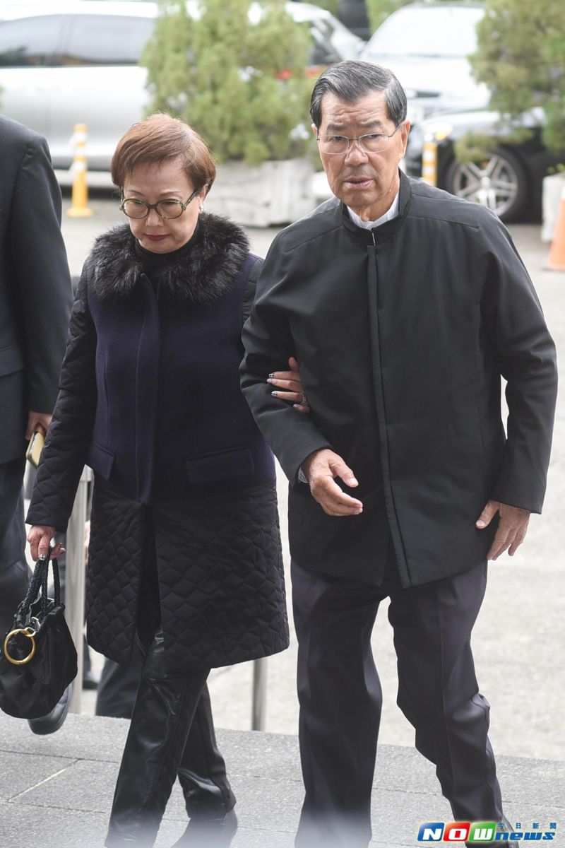 ▲ 蕭萬長夫婦出席《不是葉落 是花開》懷念音樂會 辜成允追思會。（圖／記者陳明安攝，2017.3.15）