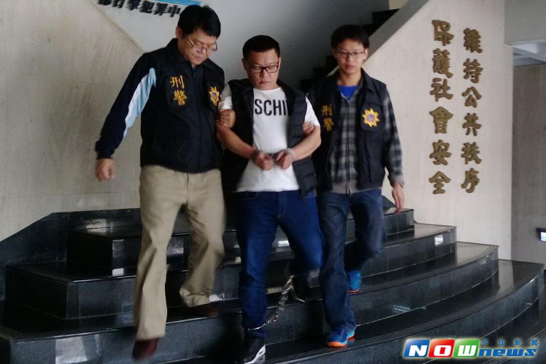 ▲檢察官陳宜君隨即南下高雄市左營區逮捕上游毒販主嫌劉垤宏（男、高雄人）到案。（圖／記者洪佳伶翻攝，2017.03.16）