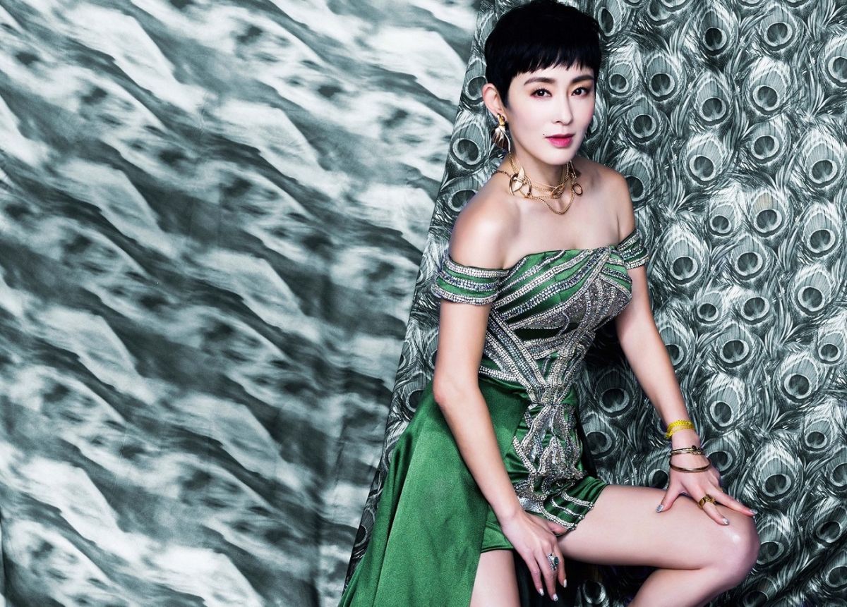 ▲「綺夢」女神歸位，張敏辣秀逆天美腿。（圖／微風集團，2017.03.02）