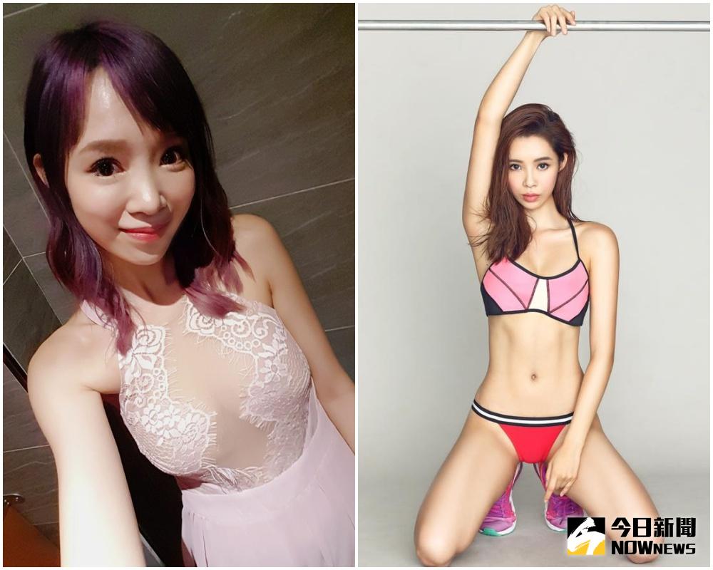 ▲茵茵鏤空解放D奶，笑讓「長輩呼吸」。（圖／翻攝自茵茵臉書，2017.03.17）