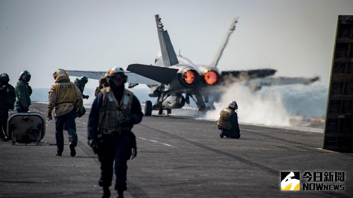 ▲美韓軍演，卡爾文森號航艦戰機起降頻繁。（圖／翻攝自美國海軍網站）