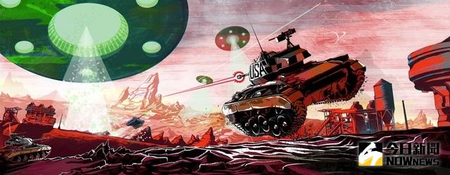 ▲《戰車世界》愚人節活動在火星上開戰。（圖／翻攝自《戰車世界》官網）
