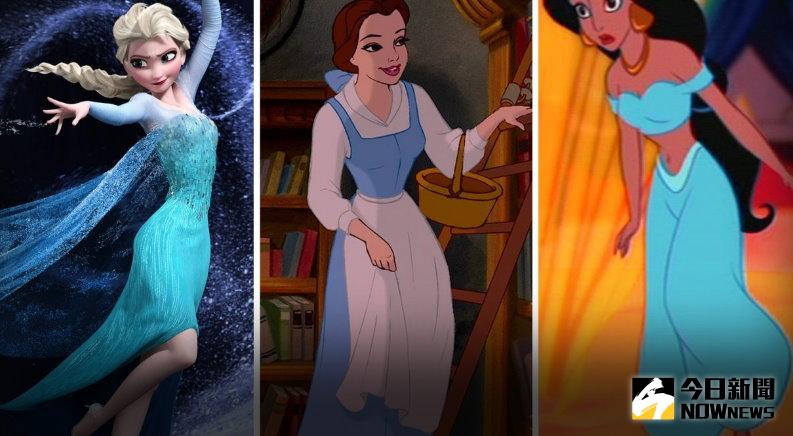 ▲你發現了嗎？迪士尼公主裙子都有這共通點。（圖／翻攝自marieclaire）